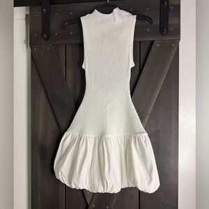 Zara White A-Line Dress